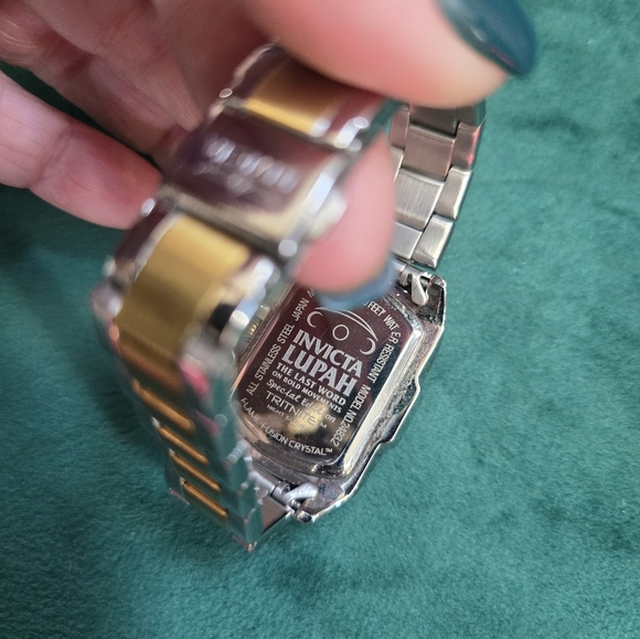 Invicta lupah ladies watch two tone with abalone face - Picture 5 of 11